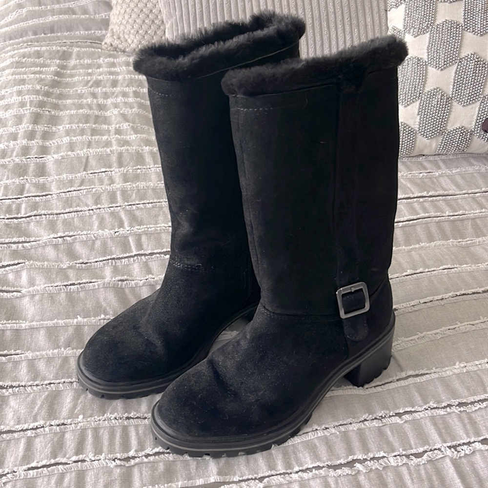 Women’s Kelly & Katie black suede boot
